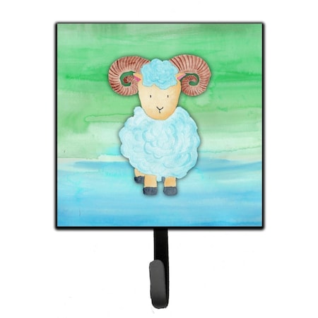 Carolines Treasures Ram Sheep Watercolor Leash or Key Holder BB7418SH4
